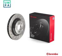 2x BRAKE DISC 09.B842.41 FOR MERCEDES-BENZ M 156.981 6.2L M113.995/992 5.4L SL