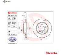 Brembo 09.D422.11 Prime Brake Disc