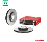 2x BRAKE DISC 09.N255.21 FOR FORD MONDEO/V/Turnier/Hatchback FUSION M1CA 1.0L