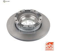 2x Brake Discs Pair Solid fits FORD TRANSIT CUSTOM V362 TDCi 2.2D Rear 2012 on