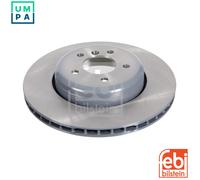 2x Brake Discs Pair Vented fits BMW 535D E60 3.0D Rear 04 to 10 345mm Set Febi