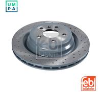 2x BRAKE DISC 106607 FOR MERCEDES-BENZ OM 651.960 2.1L 4cyl M-CLASS 3.5L 6cyl