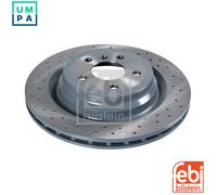 2x BRAKE DISC 106607 FOR MERCEDES-BENZ OM 651.960 2.1L 4cyl M-CLASS 3.5L 6cyl