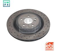 FEBI Bilstein Brake Disc 107722 - Rear Vented 330mm - Fits Mercedes A-Class/CLA45 AMG/SLK - Pair