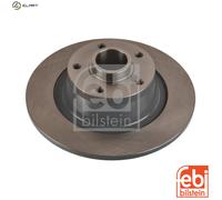 Febi Bilstein Brake Disc Rear 108200 for Renault Megane – ABS Sensor Ring & Bearing