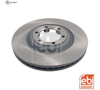 2x Brake Discs Pair Vented fits ISUZU D-MAX Mk2, Mk3 1.9D Front 2017 on RZ4E-TC