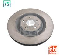 2x Brake Discs Pair Vented Rear 356mm 173026 Febi Set 95B615601 95B615601D New