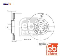 2x BRAKE DISC 186357 FOR2x BRAKE DISC 186357 FOR AUDI SKODA VW 1EA 615 301 B