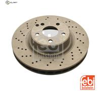 2x BRAKE DISC 21086 FOR MERCEDES-BENZ OM648.960/613.960 3.2L M112.975/972 3.7L