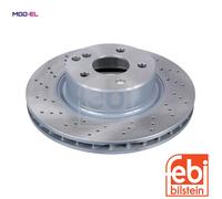 2x Brake Discs Pair Vented Front 312mm 22683 Febi Set A2204210912 2204210912 New