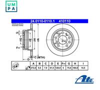 ATE 24.0110-0110.1 Brake disc