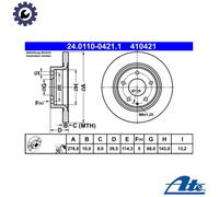 ✅Fits ATE 24.0110-0421.1 Brake disc 1 pc. 24.0110-0421.1 Brake disc ⭐UK Seller⭐