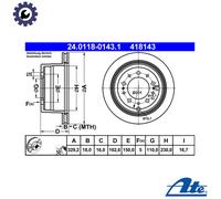 2x BRAKE DISC 24.0118-0143.1 FOR LEXUS TOYOTA PRADO/LAND/CRUISER MACHO 4.7L LX