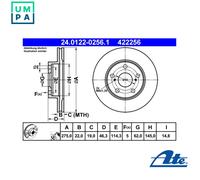 Front Brake Disc for Toyota:AURIS,COROLLA 43512-12670