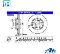 Brake Disc HONDA CIVIC VIII 1.4 24.0123-0110.1