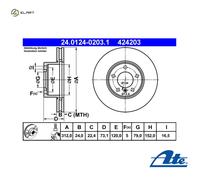 ATE 24.0124-0203.1 Brake disc