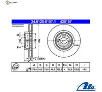 Front Brake Disc for Toyota:COROLLA 43512-02080