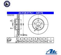 ATE 24.0128-0176.1 Brake disc