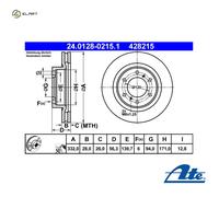 Front Brake Disc Mitsubishi:PAJERO IV 4 4615A038