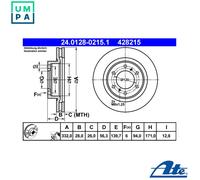 Front Brake Disc Mitsubishi:PAJERO IV 4 4615A038