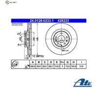 ATE 24.0128-0233.1 Brake disc