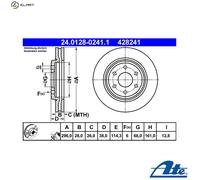 ATE 24.0128-0241.1 Brake disc