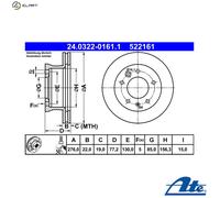 Front Brake Disc MB VW:903,904,901 902,2DA 2DD 2DH,2DC 2DF 2DG 2DL 2DM