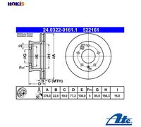 Front Brake Disc MB VW:903,904,901 902,2DA 2DD 2DH,2DC 2DF 2DG 2DL 2DM