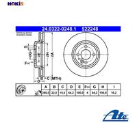 Front Brake Disc Mini:MINI CLUBMAN,Cooper 34116774985 34116858651