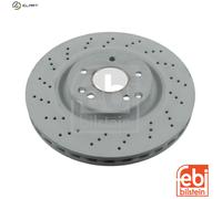 2x Brake Discs Pair Vented Front 330mm 26107 Febi Set A2034211312 2034211312 New