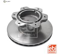 2x BRAKE DISC 29169 FOR MERCEDES-BENZ T2/LN1/Platform/Chassis/Van/Dump/Truck