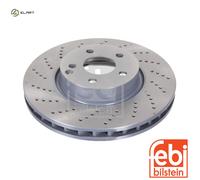 Febi Bilstein 30553 Brake Disc Fits Mercedes-Benz E-Class E 350 BlueTEC '03-'16