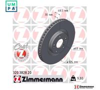 2x BRAKE DISC 320.3828.20 FOR KIA G4KM 2.5L D4HE 2.2L G4FE/G4FT 1.6L 4cyl