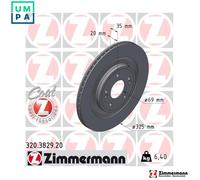 2x BRAKE DISC 320.3829.20 FOR KIA G4KM 2.5L D4HE 2.2L G4FE/G4FT 1.6L 4cyl