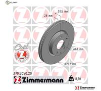 ZIMMERMANN 370.3050.20 Brake disc