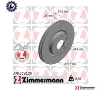 2x BRAKE DISC 370.3050.20 FOR MAZDA PY-ZA/Y8 2.5L PEY7/PEXB/PEXL/PEY5 2.0L 4cyl