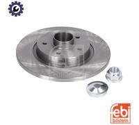 2x Brake Discs Pair Solid Rear 274mm 38304 Febi Set 4154200102 A4154200102 New