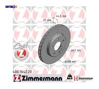 2x BRAKE DISC 400.3642.20 FOR MERCEDES-BENZ M266.960/980 2.0L OM640.941 2.0L