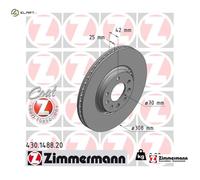 ZIMMERMANN 430.1488.20 Brake disc