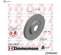 ZIMMERMANN 430.1488.20 Brake disc
