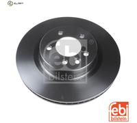 FEBI BILSTEIN Brake Disc 43848 Front Axle, Internally Vented for Land Rover