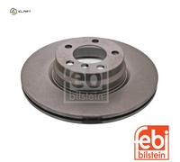 febi bilstein 43956 Brake Disc Set (2 Brake Disc) front, internally ventilated, No. of Holes 5
