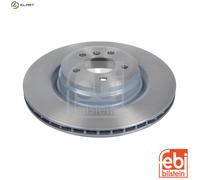 febi bilstein 44028 Brake Disc Set (2 Brake Disc) rear, internally ventilated, No. of Holes 5