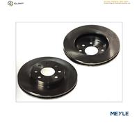2x MEYLE 515 521 0034/PD Brake Disc Front Vented Fits Volvo C70 S40 V40 V50