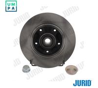 2x BRAKE DISC 562732J-1 FOR RENAULT MEGANE/III/Hatchback H5F408/400 1.2L 4cyl