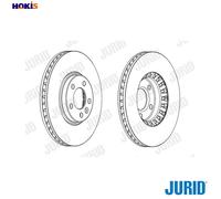 2x BRAKE DISC 562739JC-1 FOR VW CARAVELLE/KOMBI/Bus/TRANSPORTER/Mk MULTIVAN/T5