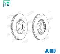 2x BRAKE DISC 562739JC-1 FOR VW CARAVELLE/KOMBI/Bus/TRANSPORTER/Mk MULTIVAN/T5