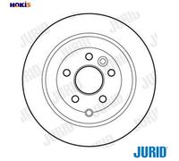 2x BRAKE DISC 562765JC FOR LAND ROVER FREELANDER/VAN LR2/SUV 224DT 2.2L 4cyl LR2