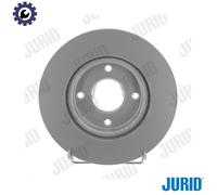 2x Brake disc Vented 562811JC JURID for NISSAN CUBE TIIDA Hatchback TIIDA Saloon
