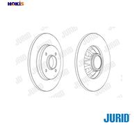 2x BRAKE DISC 562937JC-1 FOR PEUGEOT HNY 1.2L 3cyl 3008 MPVBHX /9HC /BHZ 1.6L